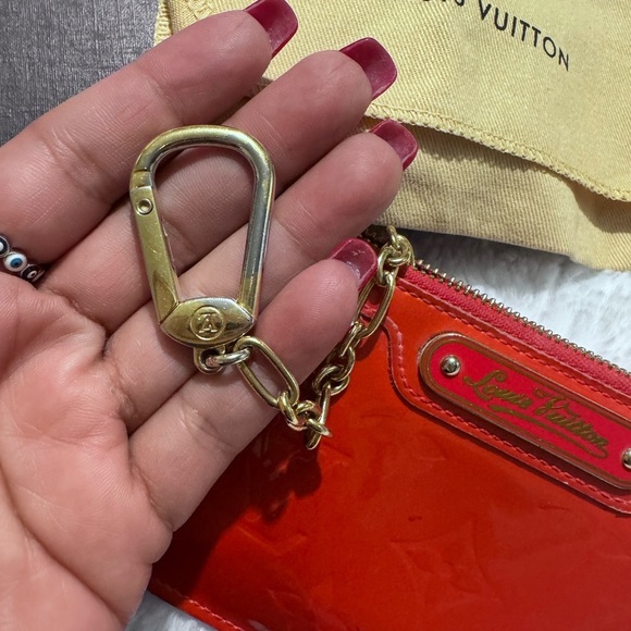 Louis Vuitton Orange Vernis Key Pouch - Picture 3 of 8